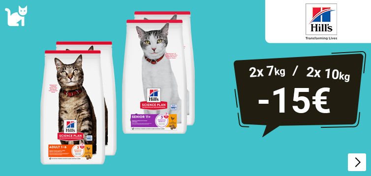 Hill's Science Plan Life stage multy buy 2 zakken € 15,00 korting CAT